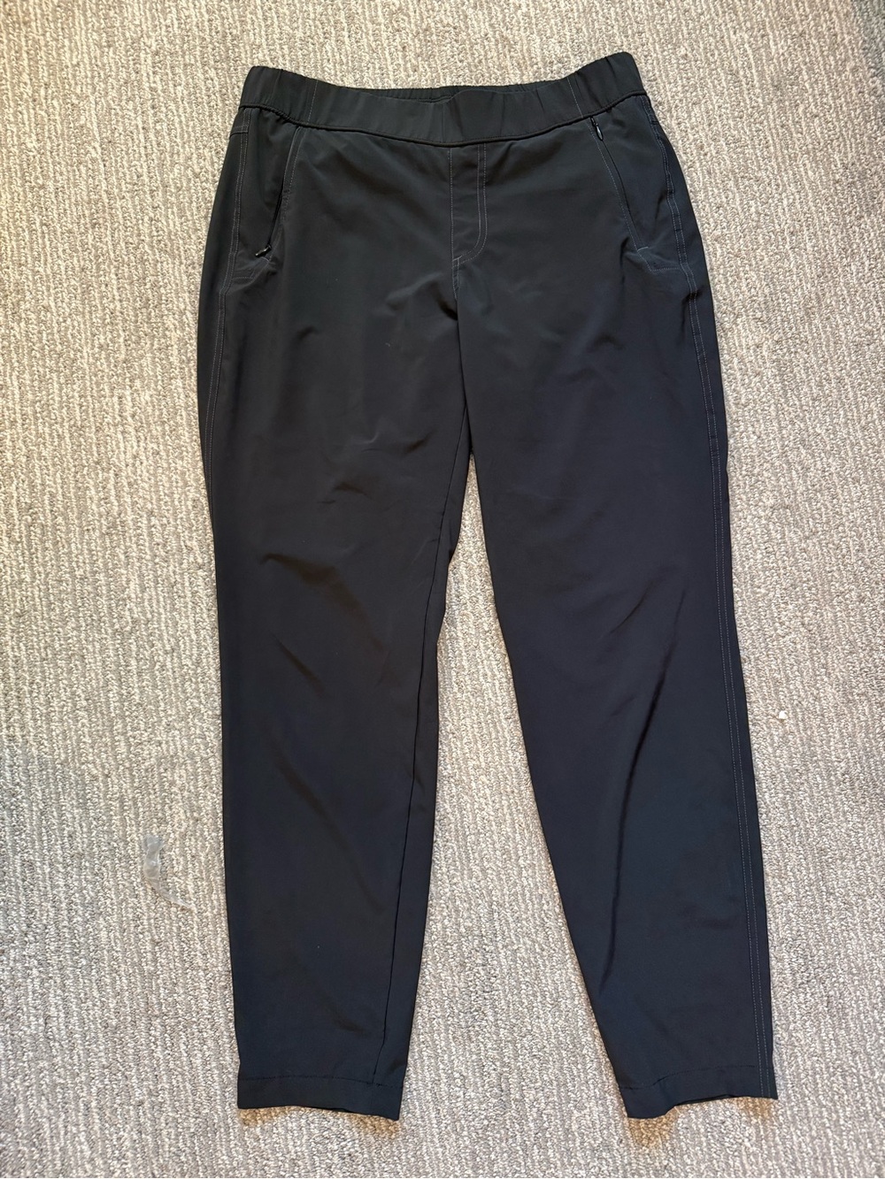 KÜHL Men’s Pull-On Performance Hiking Travel Pants Black Medium Regular Stretch